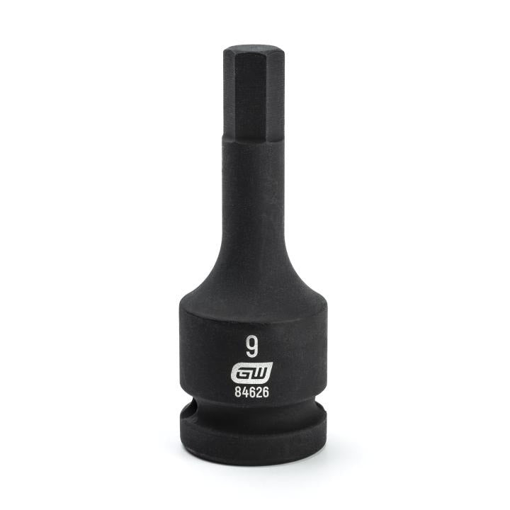 GearWrench Socket Hex Impact 1/2DR 9MM - GWR-84626 | GarageAndFab.com
