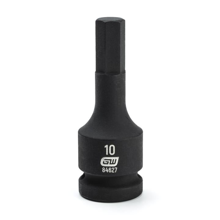 GearWrench Socket Hex Impact 1/2DR 10MM - GWR-84627 | GarageAndFab.com