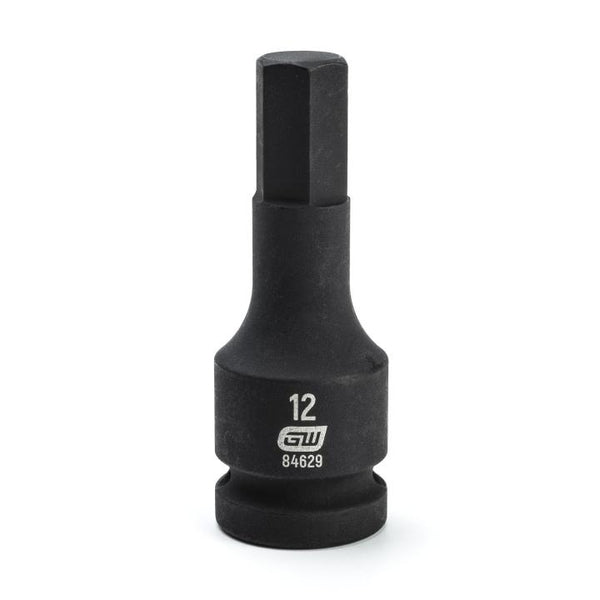 GearWrench Socket Hex Impact 1/2DR 12MM - GWR-84629 | GarageAndFab.com