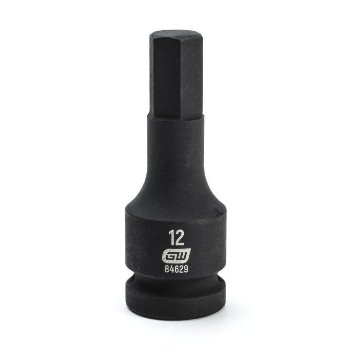 GearWrench Socket Hex Impact 1/2DR 12MM - GWR-84629 | GarageAndFab.com