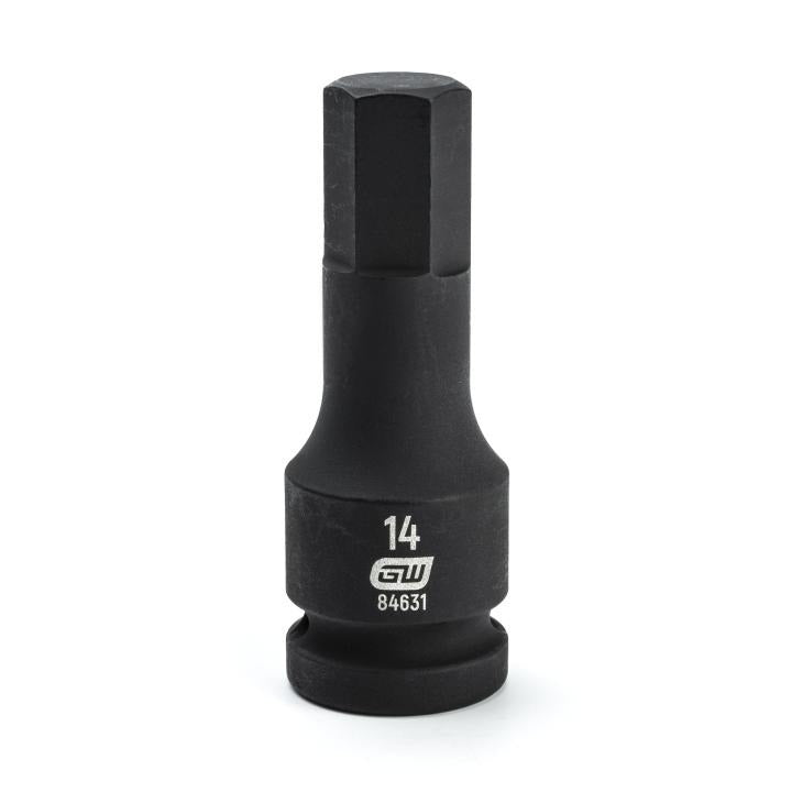 GearWrench Socket Hex Impact 1/2DR 14MM - GWR-84631 | GarageAndFab.com