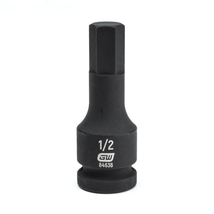 GearWrench Socket Hex Impact 1/2DR 1/2 - GWR-84636 | GarageAndFab.com
