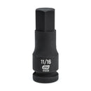 GearWrench Socket Hex Impact 1/2DR 11/16 - GWR-84639 | GarageAndFab.com