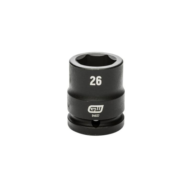 GearWrench Socket Impact 3/4DR 26MM - GWR-84837 | GarageAndFab.com