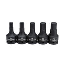 GearWrench Set Socket 3/4" DR Hex Bit 5Pc Met - GWR-84968 | GarageAndFab.com