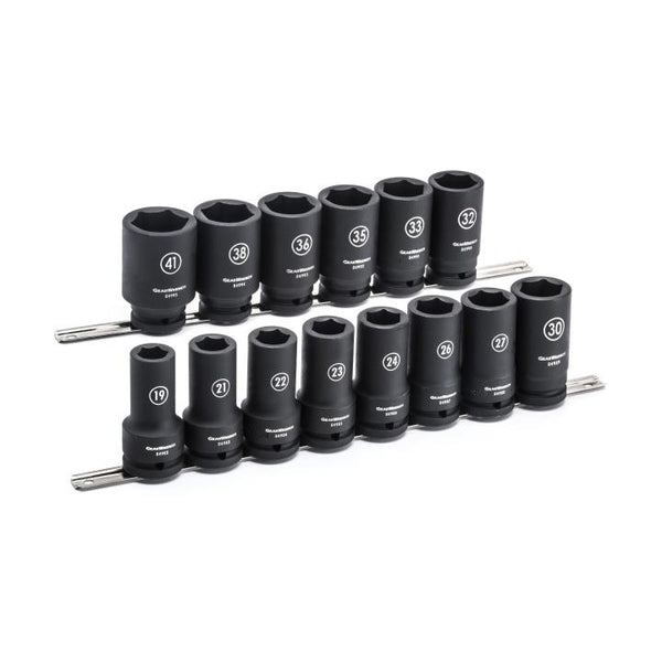 GearWrench Set Socket Deep Impact 14Pc 3/4In DR 6PT MM - GWR-84972 | GarageAndFab.com