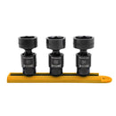 GearWrench Set Socket P/Less Univ Impact 3/8 DR 6PT 3Pc MM - GWR-84976 | GarageAndFab.com