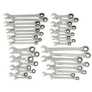 GearWrench Set Rw Std & Stubby 34Pc Sae & Met - GWR-85034 | GarageAndFab.com