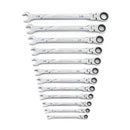 GearWrench Set Wrench Rat Combination Flex 120Xp Met 12Pc - GWR-86229 | GarageAndFab.com
