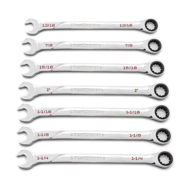 GearWrench Set Wrench Rat Combination 120Xp Sae 7Pc - GWR-86452 | GarageAndFab.com
