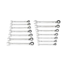 GearWrench Set Wrench Rat Combination Rev Sae 90T 14 Pc 1/4-1" - GWR-86660 | GarageAndFab.com