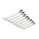 GearWrench 8Pc 12PT Met Rev Combination Rat Wrench Set - GWR-9543 | GarageAndFab.com