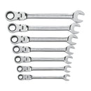 GearWrench Set Wrench Rat Combination Flex Sae 7Pc - GWR-9700 | GarageAndFab.com