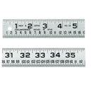 Lufkin Steel Rule,Tin,1/16"X1-1/4"X3' - LUF-953FTN | GarageAndFab.com
