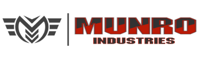 Munro Industries | Sturgeon County, Alberta Logo | munroindustries.com | Munro Industries 400x120