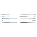 Nicholson (Crescent) File,Needle,Round,0,4"/102Mm - NIC-T37053 | GarageAndFab.com