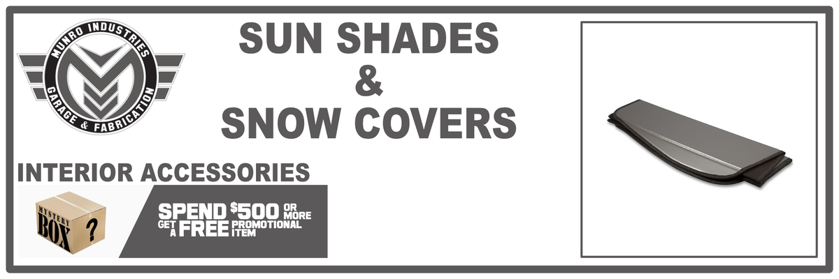 Sun Shades & Snow Covers - MUNRO INDUSTRIES | GARAGE & FABRICATION mi-10010114