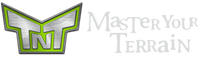 TNT Master Your Terrain T-Rex Truck Products Logo - MUNRO INDUSTRIES mi-