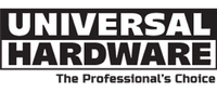 Univesal Hardware The Professionals Choice Logo - MUNRO INDUSTRIES mi-