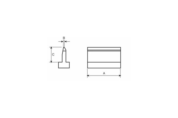 WELLER Smt03 Tip Bl 20 8X0.6X7.1Mm W/O Barrel - T0054450399N - WEL-T0054450399N | GarageAndFab.com