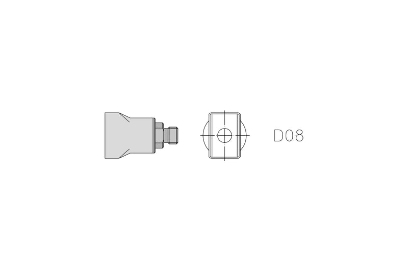 WELLER D08 Hotgas Nozzle 15,0X10,0 - T0058727781N - WEL-T0058727781N | GarageAndFab.com