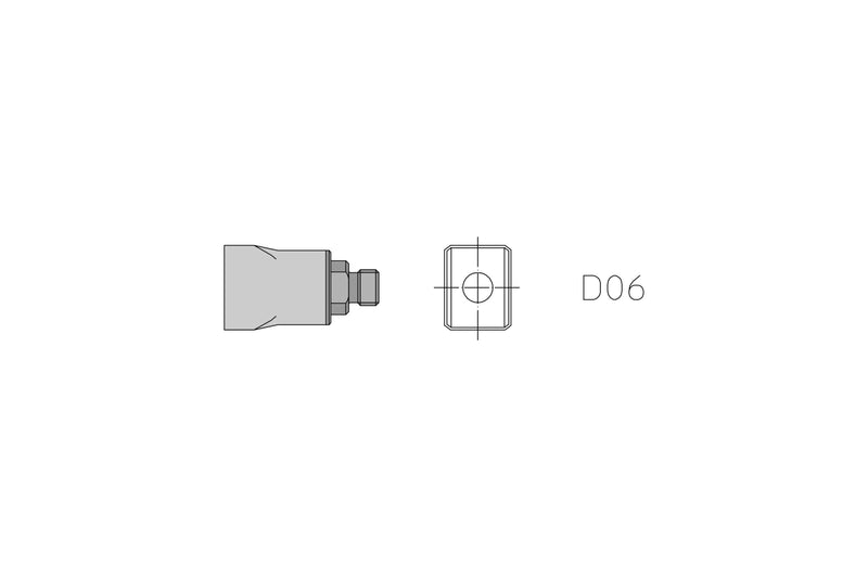 WELLER D06 Hotgas Nozzle 10,0X13,0 - T0058727782N - WEL-T0058727782N | GarageAndFab.com