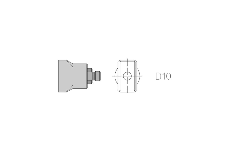 WELLER D10 Hotgas Nozzle 10,0X18,0 - T0058727784N - WEL-T0058727784N | GarageAndFab.com
