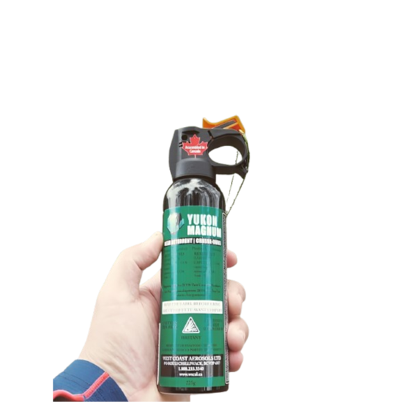 Yukon Magnum - Bear Deterrent 225g 1.72% - 225YM | 62-25707 TWP RD 544 Sturgeon County, Alberta, T8R 2B5 | MunroOutdoorAdventures.com | Munro Industries