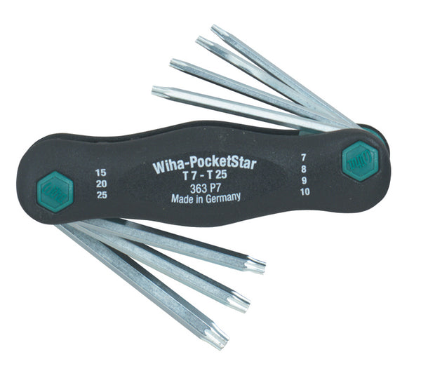 WIHA TOOLS 7 Piece Torx Pocketstar Fold Out Set - WIH-36396 | GarageAndFab.com