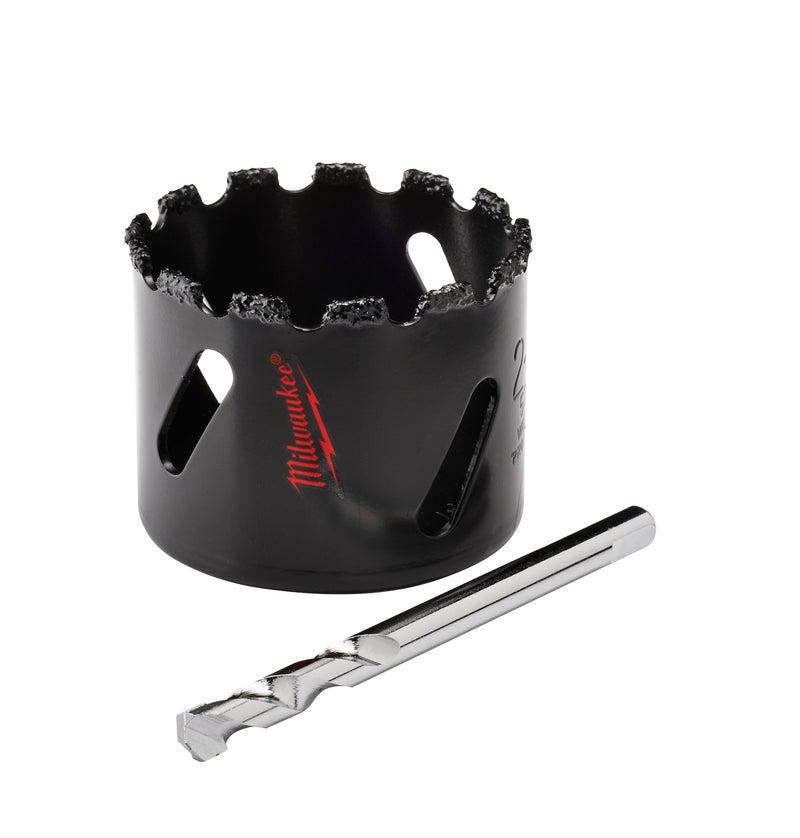 Milwaukee 2-1/4" Carbide Grit Hole Saw - MLW-49-56-0449 | GarageAndFab.com