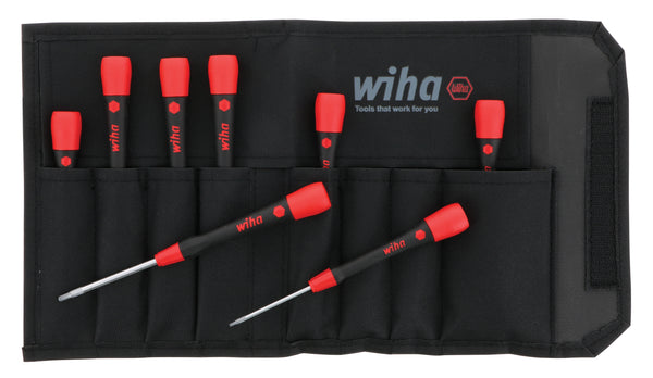 WIHA TOOLS 8 Piece Picofinish Hex Screwdriver Set - Inch - WIH-26392 | GarageAndFab.com