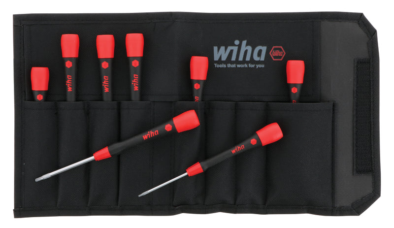 WIHA TOOLS 8 Piece Picofinish Hex Screwdriver Set - Inch - WIH-26392 | GarageAndFab.com
