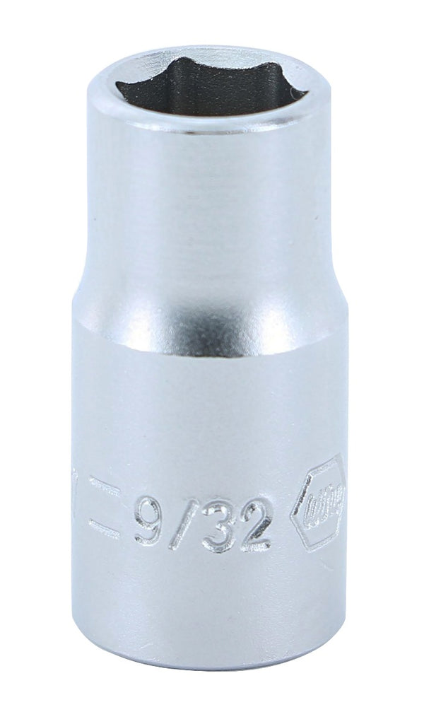 WIHA TOOLS 6 Point - 1/4 Inch Drive Socket - 9/32" X 25Mm - WIH-33309 | GarageAndFab.com