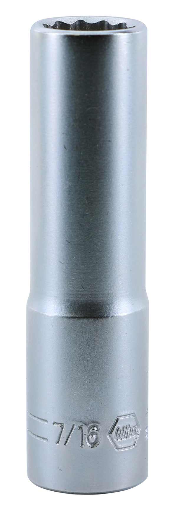 WIHA TOOLS 12 Point - 3/8" Drive Deep Socket 7/16" - WIH-33742 | GarageAndFab.com