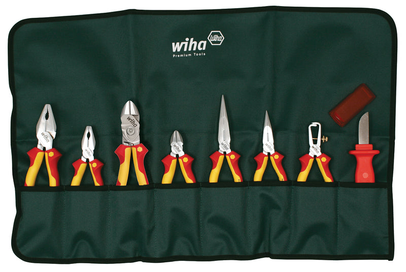 WIHA TOOLS 8 Piece Insulated Pliers And Cutters Set - WIH-32889 | GarageAndFab.com