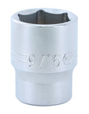 WIHA TOOLS 6 Point - 1/4 Inch Drive Socket - 9/16" X 25Mm - WIH-33315 | GarageAndFab.com