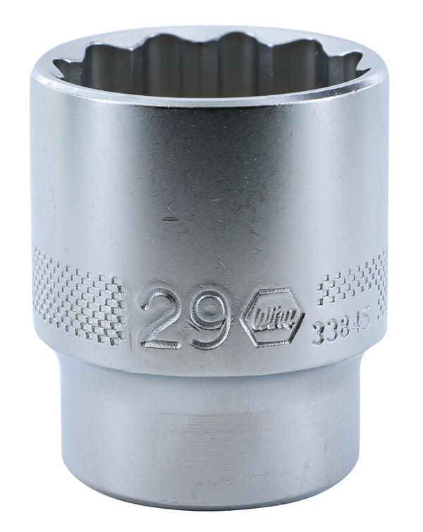 WIHA TOOLS 12 Point - 1/2" Drive Socket 29.0Mm - WIH-33845 | GarageAndFab.com