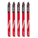 Milwaukee Electric 12" Sawzall Torch With Nitrus Carbide Blade, 7 Tpi, Pack Of 5 - MLW-48-00-5563 | MFVCanada.com
