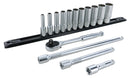 WIHA TOOLS 15 Piece Professional Deep Socket Set - 12 Point - 3/8" Drive - Sae - WIH-33792 | GarageAndFab.com