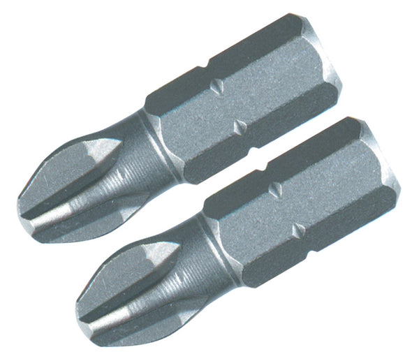 WIHA TOOLS Phillips Insert Bit #2 X 25Mm - 2 Pack - WIH-71152 | GarageAndFab.com