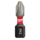 Milwaukee 1In Insert Bit Ph2 25Pk - MLW-48-32-4112 | MFVCanada.com