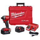 Milwaukee Electric M18 Fuel 1/4" Hex Impact Xc Kit - MLW-2953-22 | MFVCanada.com