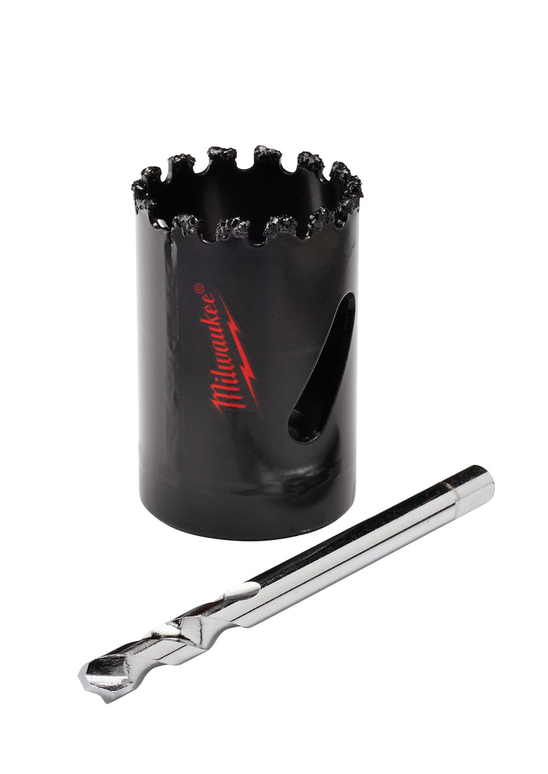 Milwaukee 1-3/8 Carbide Grit Hole Saw - MLW-49-56-0426 | GarageAndFab.com