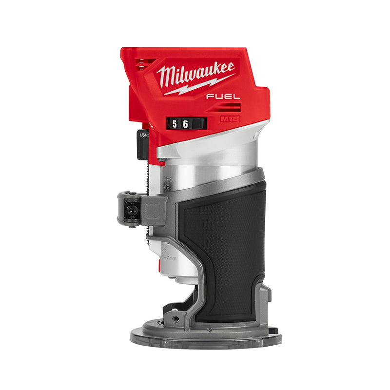 Milwaukee Electric M18 Fuel Compact Router - MLW-2723-20 | GarageAndFab.com