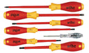 WIHA TOOLS 7 Piece Insulated Softfinish Screwdriver And Voltage Detector Set - WIH-32087 | GarageAndFab.com