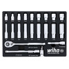 WIHA TOOLS 22 Piece 3/8 Drive Professional Standard And Deep Socket Tray Set - Sae - WIH-33796 | GarageAndFab.com