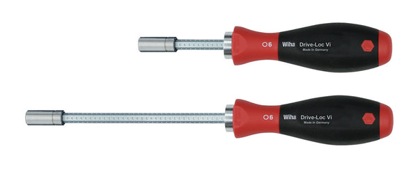 WIHA TOOLS Softfinish Drive-Loc Vi Handle With 1/4" Bit Adapter - WIH-28489 | GarageAndFab.com