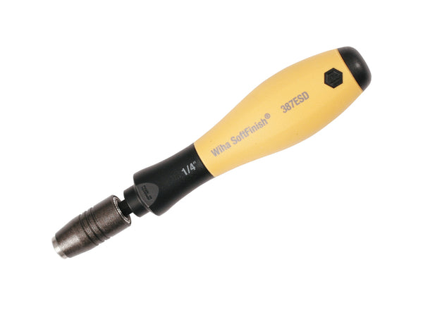 WIHA TOOLS Softfinish Esd Centrofix Bit Holding Driver 1/4" X 38Mm - WIH-38701 | GarageAndFab.com