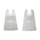 Milwaukee 2" Rigid & 2" Flex Scraper Bld 2Pk - MLW-49-25-2202 | MFVCanada.com