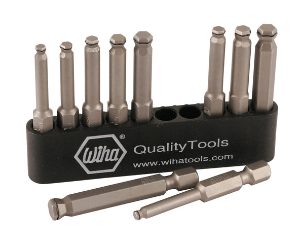 WIHA TOOLS 10 Piece Magicring Ball Power Bit Belt Pack Set - WIH-74999 | GarageAndFab.com